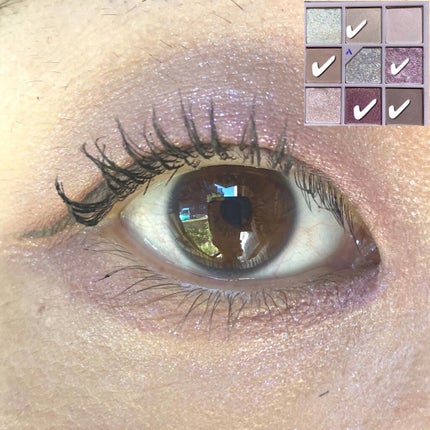 グリッターペディアアイパレット/unleashia/アイシャドウパレットを使ったクチコミ(6枚目)