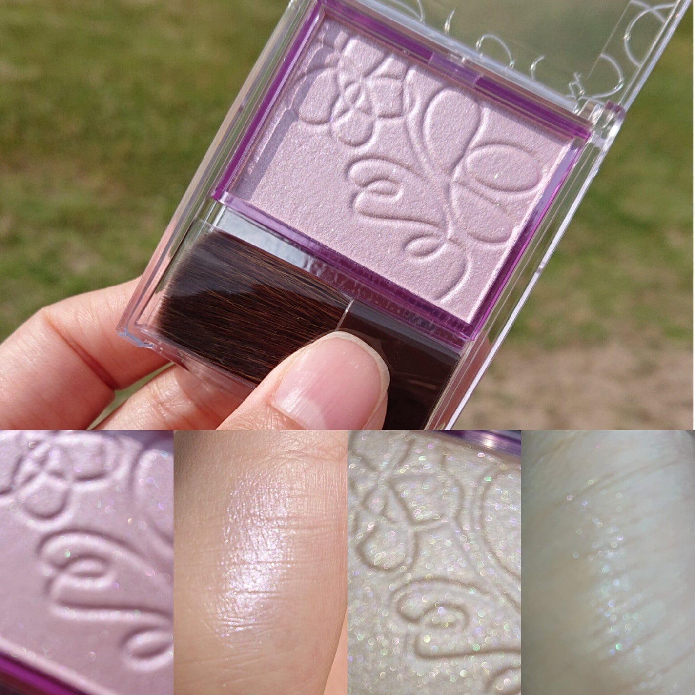 パールグロウニュアンサー/CEZANNE/パウダーハイライトを使ったクチコミ(2枚目)