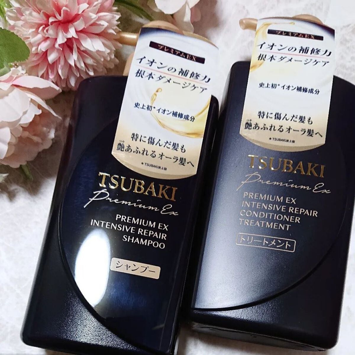 プレミアムEX インテンシブリペア <シャンプー>/コンディショナー<ヘアトリートメント> /TSUBAKI/市販シャンプーを使ったクチコミ(1枚目)