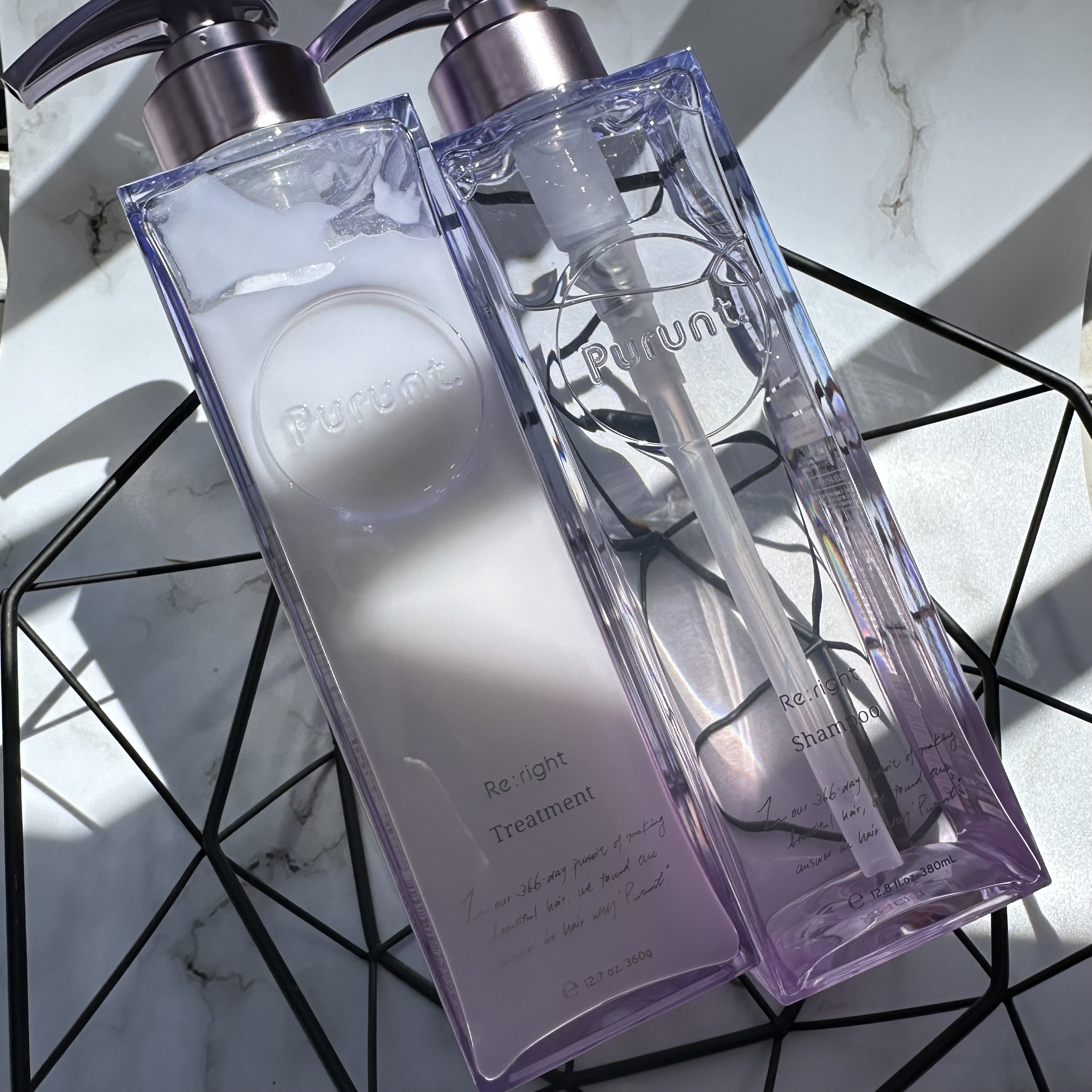 プルント リライト美容液シャンプー/トリートメント シャンプー本体 380ml/Purunt./市販シャンプーを使ったクチコミ（1枚目）