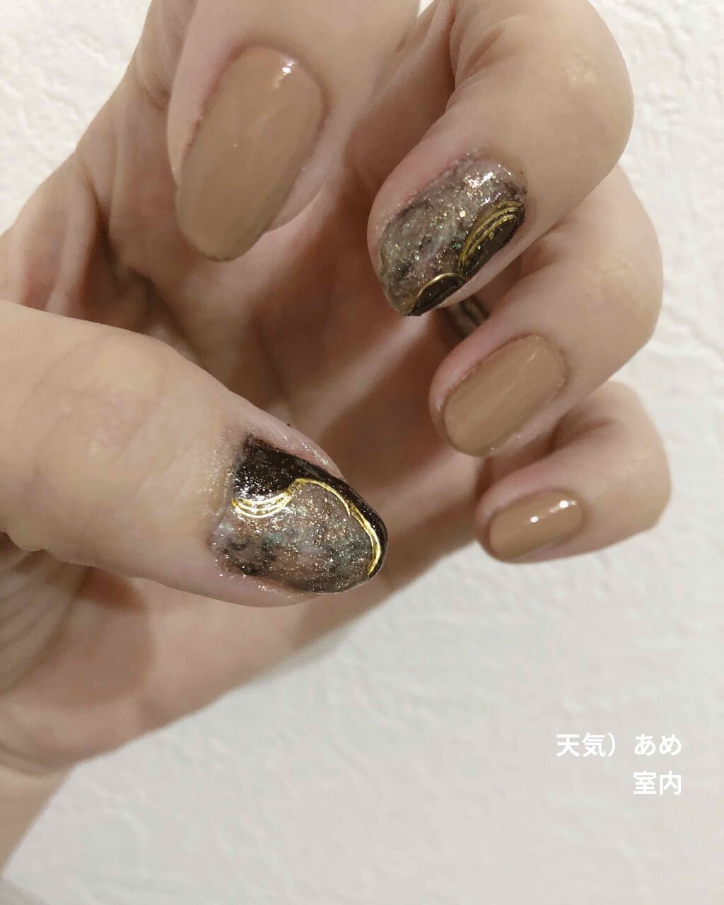 ネイルシール/セリア/ネイルシールを使ったクチコミ（2枚目）