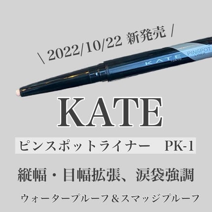ピンスポットライナー/KATE/ペンシルアイライナーを使ったクチコミ(1枚目)