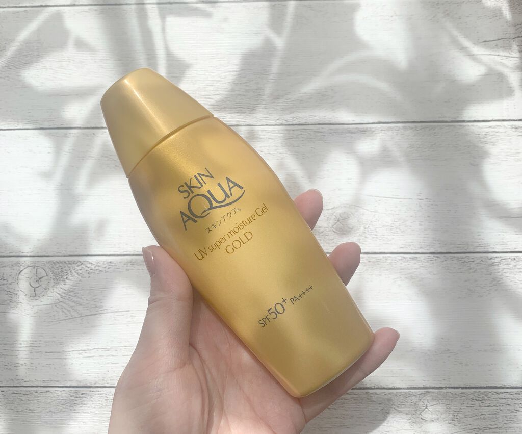 スーパーモイスチャージェルゴールド/スキンアクア/日焼け止めジェルを使ったクチコミ(2枚目)