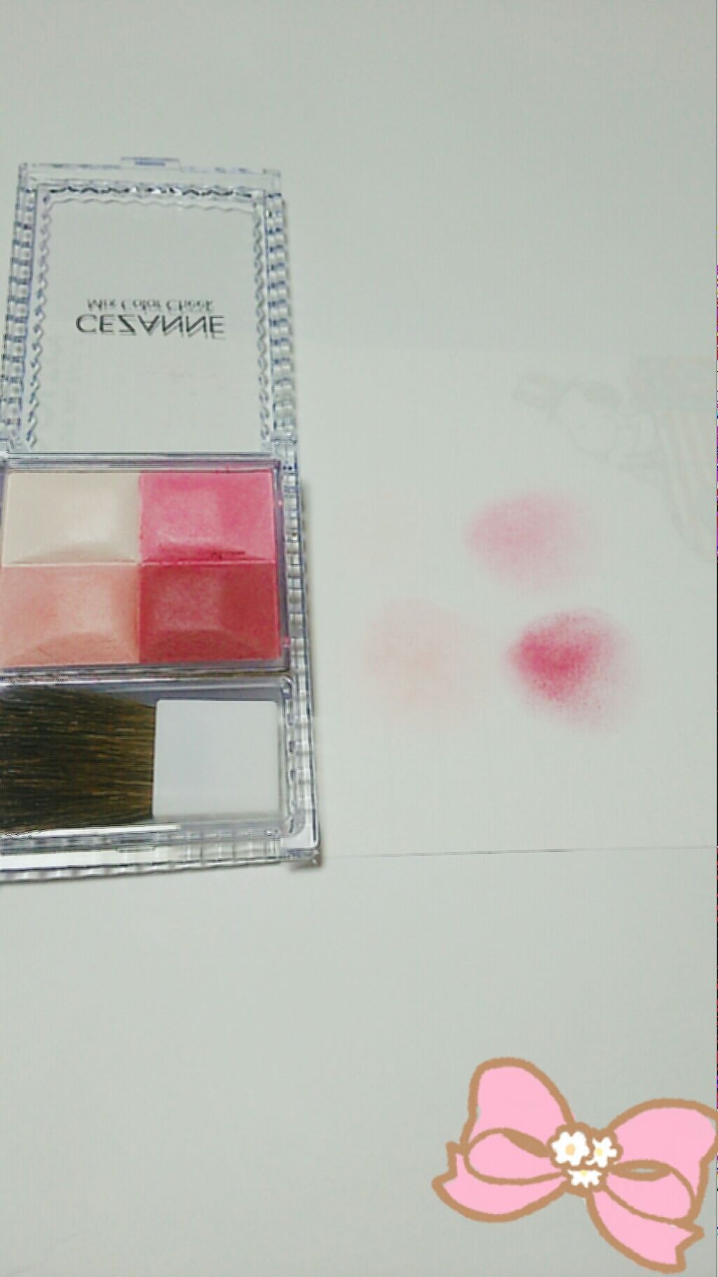 ミックスカラーチーク/CEZANNE/パウダーチークを使ったクチコミ（2枚目）