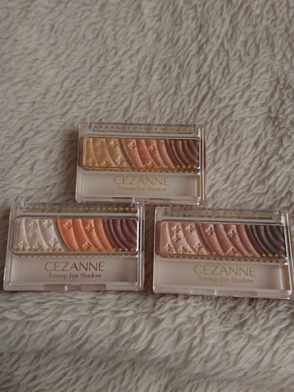 トーンアップアイシャドウ/CEZANNE/アイシャドウパレットを使ったクチコミ(1枚目)