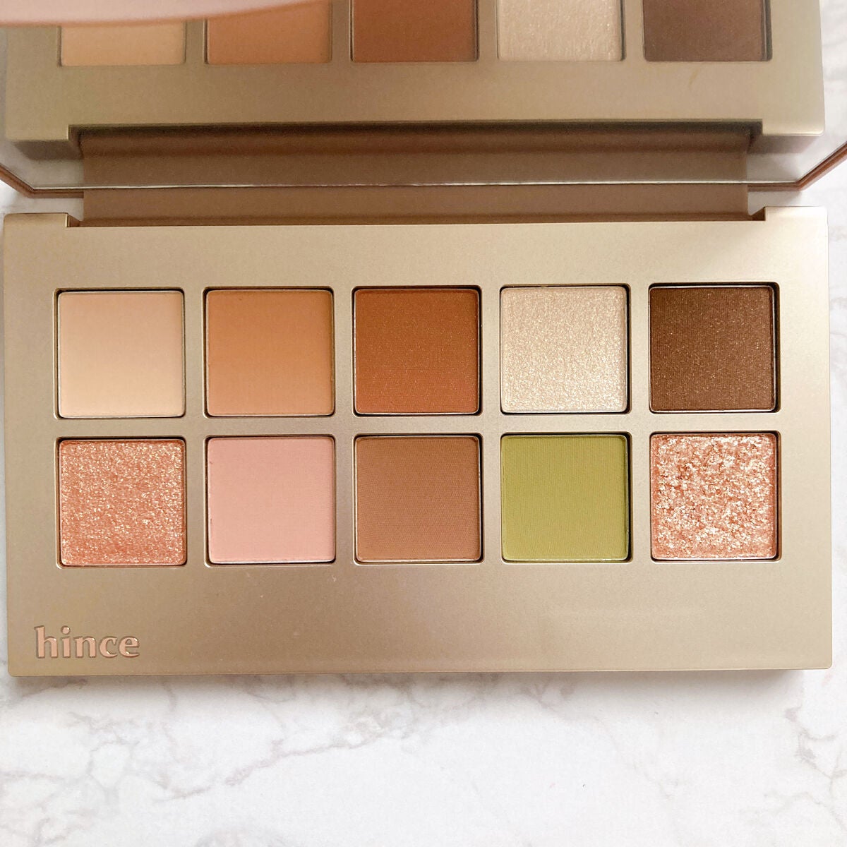 ニューデップスアイシャドウパレット/hince/アイシャドウパレットを使ったクチコミ(1枚目)