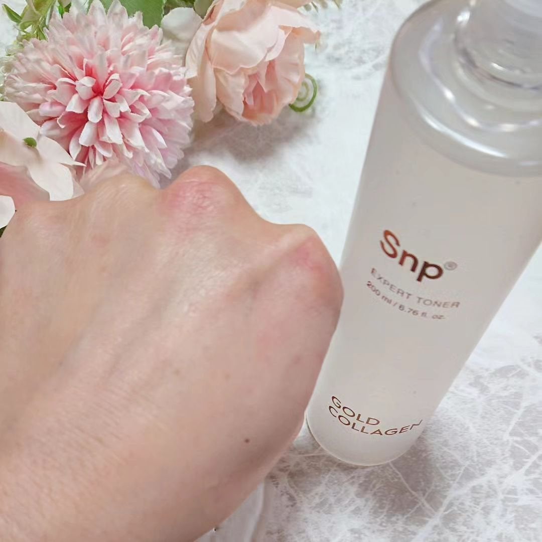 ゴールドコラーゲンエキスパートトナー/SNP/化粧水を使ったクチコミ(5枚目)