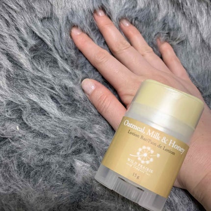 ローションバー オートミール ミルク&ハニー/Wild Prairie Soap/ボディローションを使ったクチコミ(1枚目)