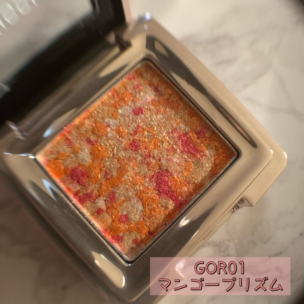 グリッタープリズム シャドウ GPK01 ストロベリープリズム/MISSHA/グリッターを使ったクチコミ（3枚目）