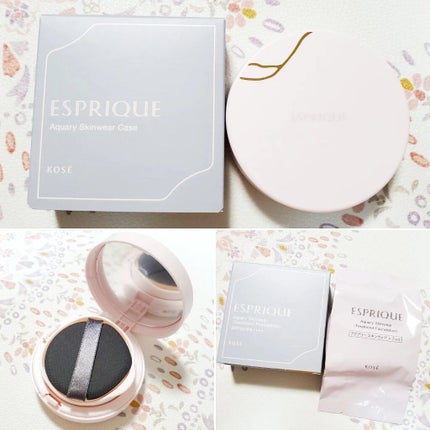 アクアリースキンウェア/ESPRIQUE/クッションファンデーションを使ったクチコミ(1枚目)