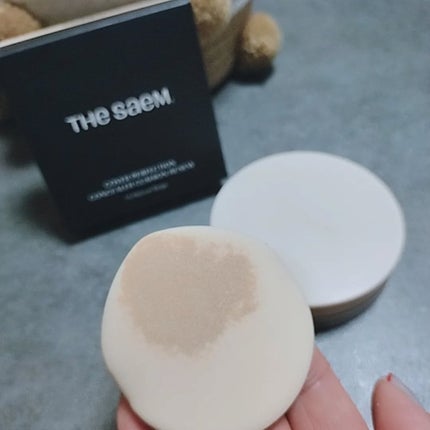 カバーパーフェクションコンシーラークッション/the SAEM/リキッドコンシーラーを使ったクチコミ(6枚目)