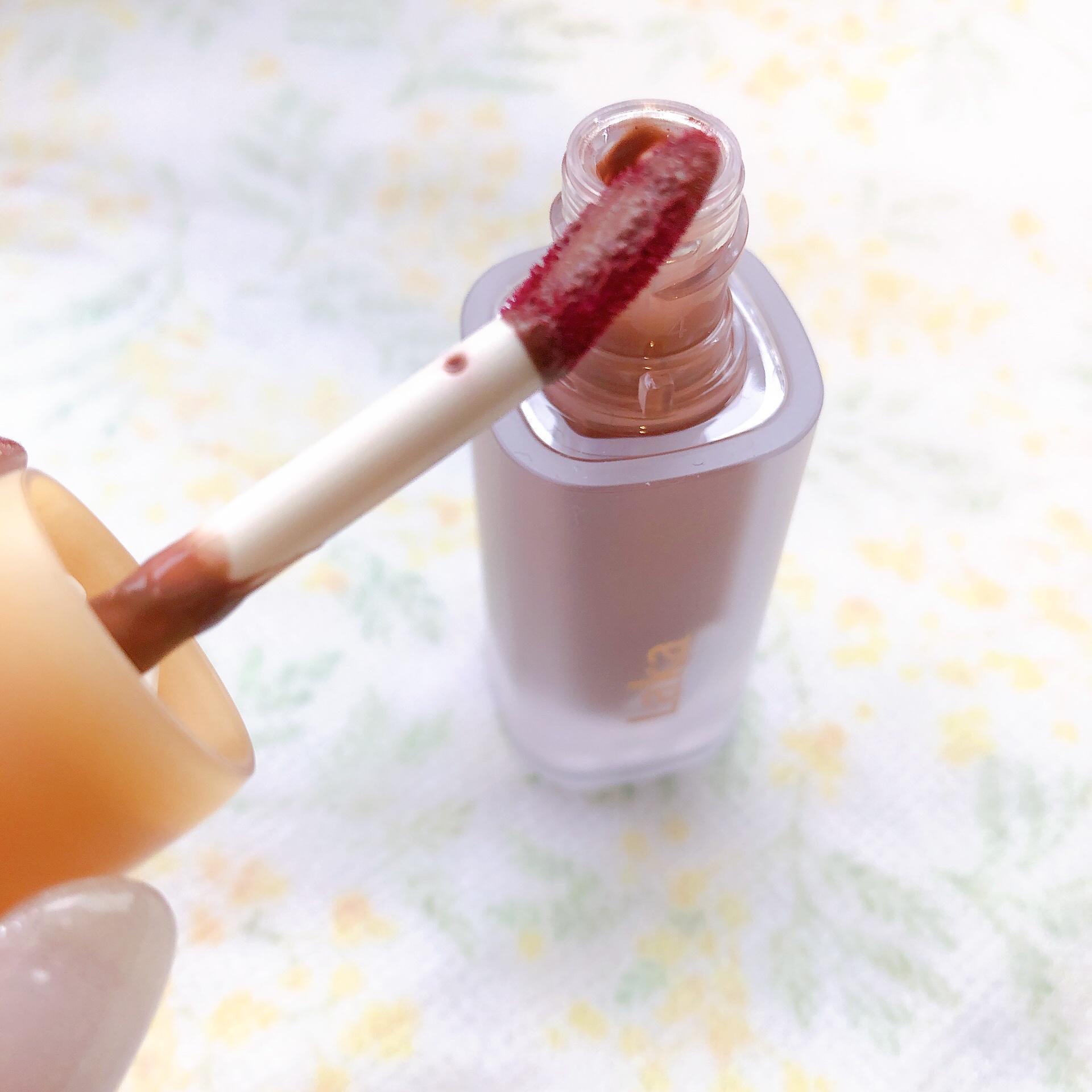 フルーティーグラムティント/Laka/リップティントを使ったクチコミ（2枚目）