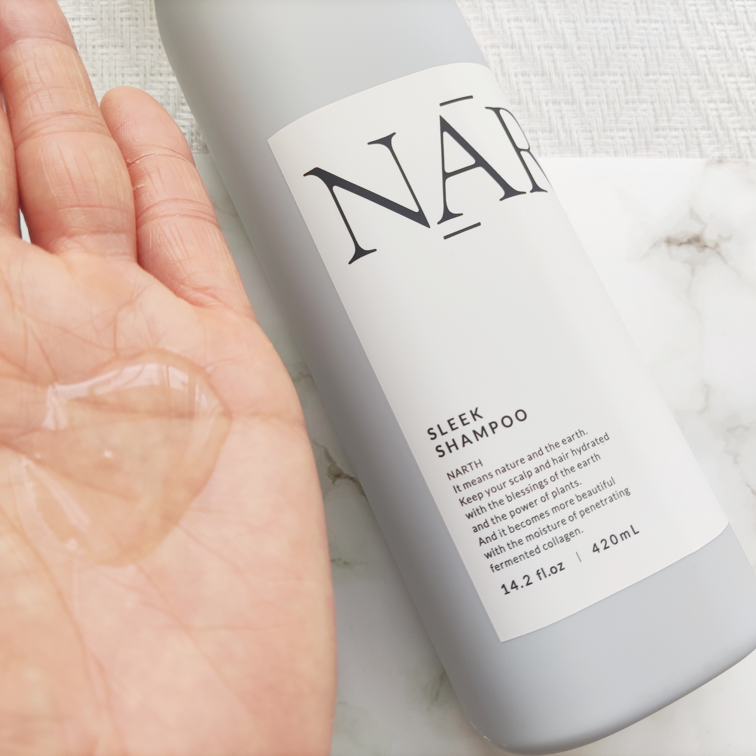 スリーク&リラックスシャンプー／トリートメント/NARTH/市販シャンプーを使ったクチコミ（3枚目）