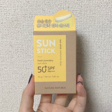 パウダリーUVアロエスティック SPF50+/PA++++/ネイチャーリパブリック/日焼け止め・UVケアを使ったクチコミ（2枚目）