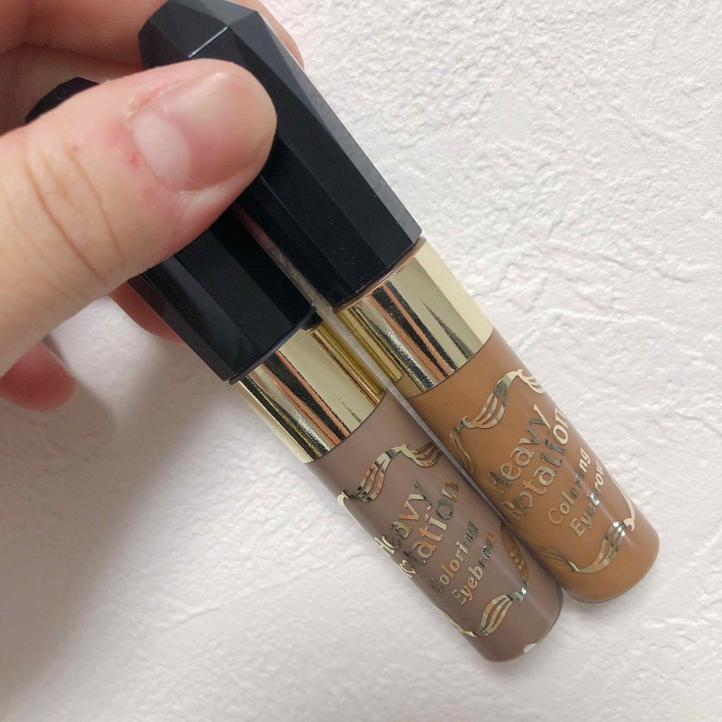 カラーリングアイブロウ/ヘビーローテーション/眉マスカラを使ったクチコミ(3枚目)