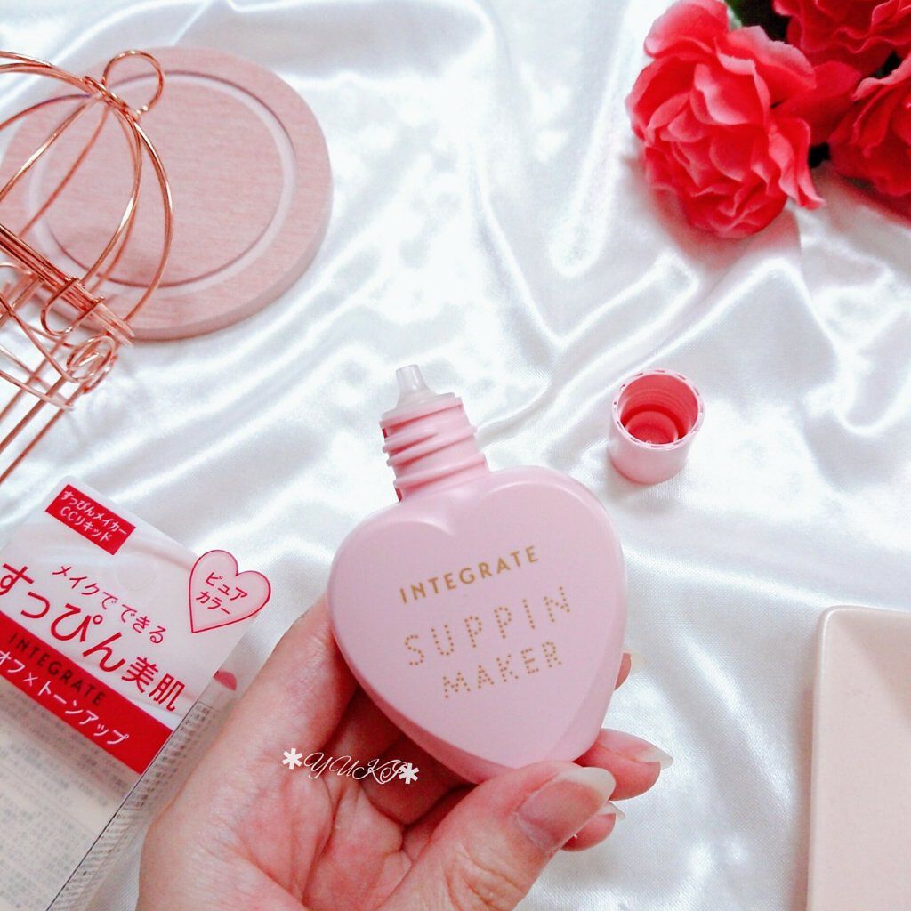 すっぴんメイカー　CCリキッド/インテグレート/CCクリームを使ったクチコミ（2枚目）