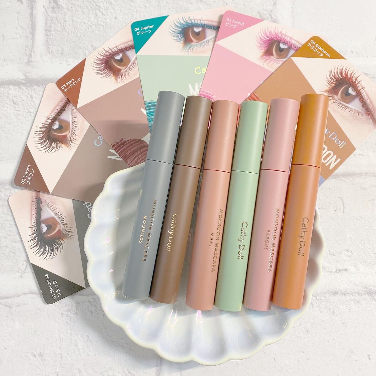 モンスーンカラーマスカラ/CathyDoll/マスカラを使ったクチコミ(3枚目)