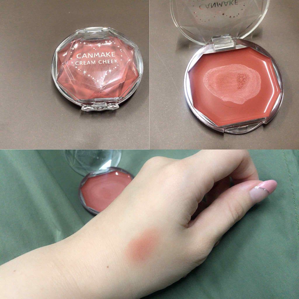 クリームチーク/キャンメイク/ジェル・クリームチークを使ったクチコミ（1枚目）