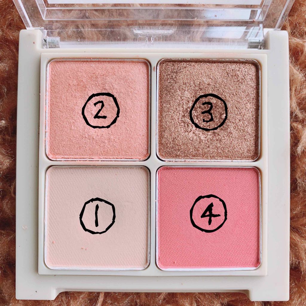 ブレンド フォー アイズ/ETUDE/アイシャドウパレットを使ったクチコミ（3枚目）