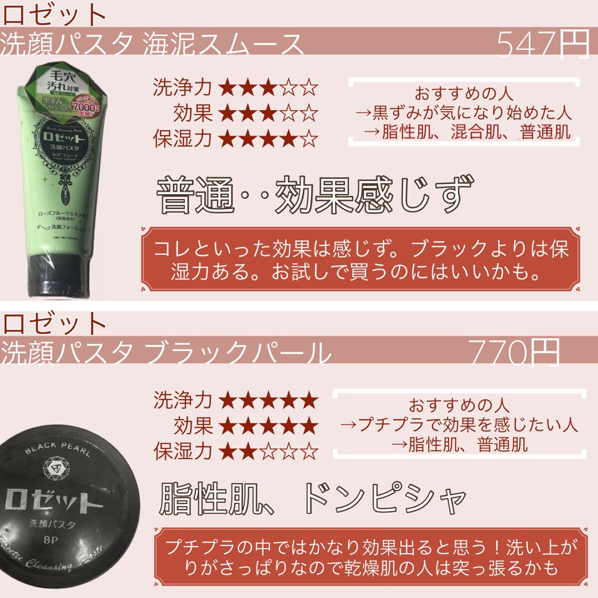 DHC・ロゼット・SENKA（専科）・毛穴撫子・ファンケル・ペリカン石鹸