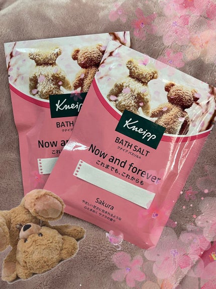 クナイプ バスソルト サクラの香り/クナイプ/無機塩系入浴剤を使ったクチコミ(1枚目)