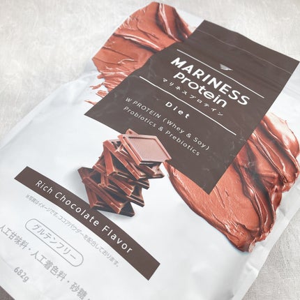 マリネスプロテイン(リッチチョコレートフレーバー)/mariness/その他プロテインを使ったクチコミ(3枚目)