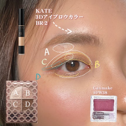 グロッシーリッチ アイズ N/Visée/アイシャドウパレットを使ったクチコミ(3枚目)