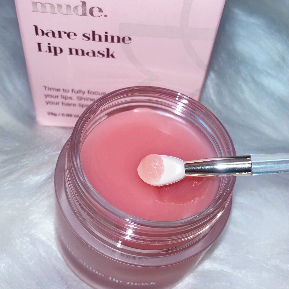 ベアーシャインリップマスク/mude/リップマスクを使ったクチコミ(2枚目)