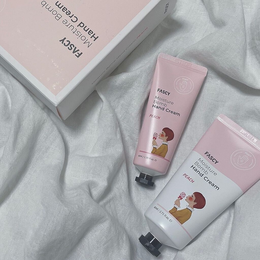 モイストボムハンドクリーム/FASCY(パーシー)/ハンドクリームを使ったクチコミ(1枚目)