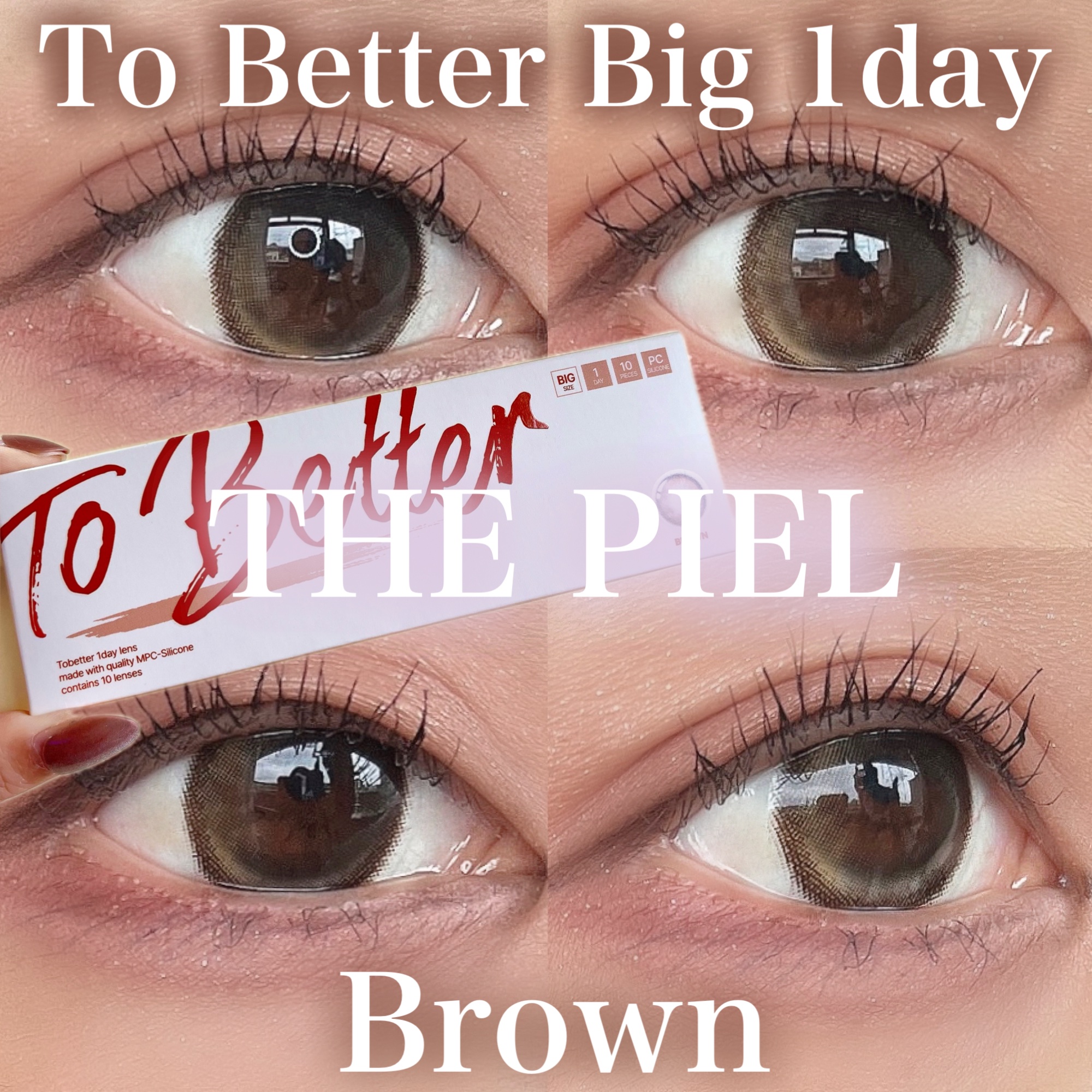 To Better/THEPIEL/カラーコンタクトレンズを使ったクチコミ（1枚目）