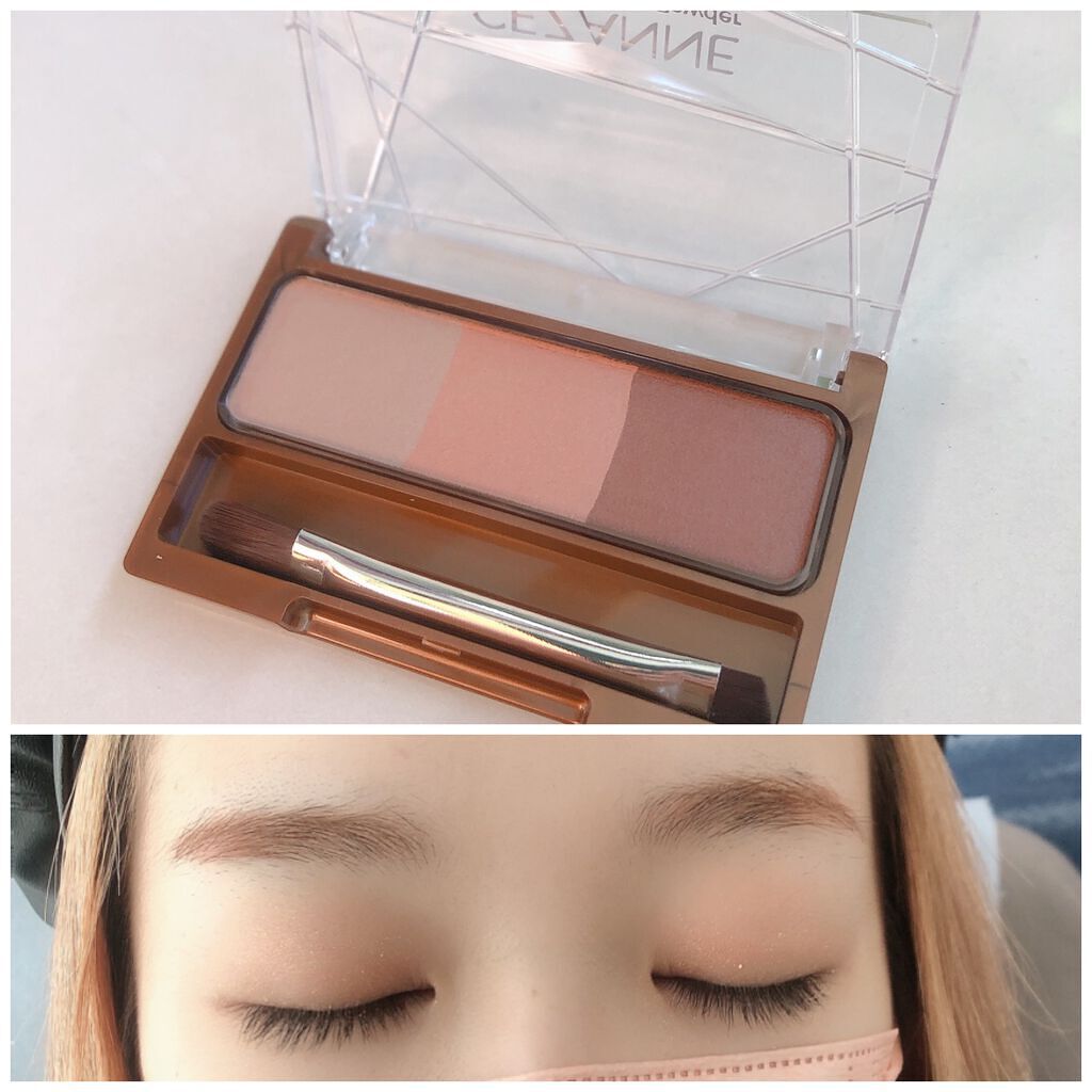 ノーズ＆アイブロウパウダー/CEZANNE/パウダーアイブロウを使ったクチコミ（2枚目）