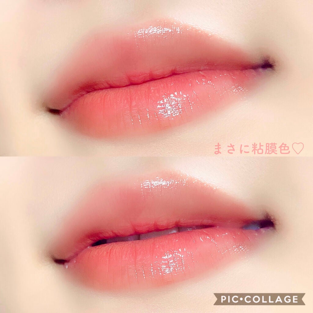 ルージュ ピュールクチュール ヴェルニ ウォーターグロウ/YVES SAINT LAURENT BEAUTE/口紅を使ったクチコミ(5枚目)