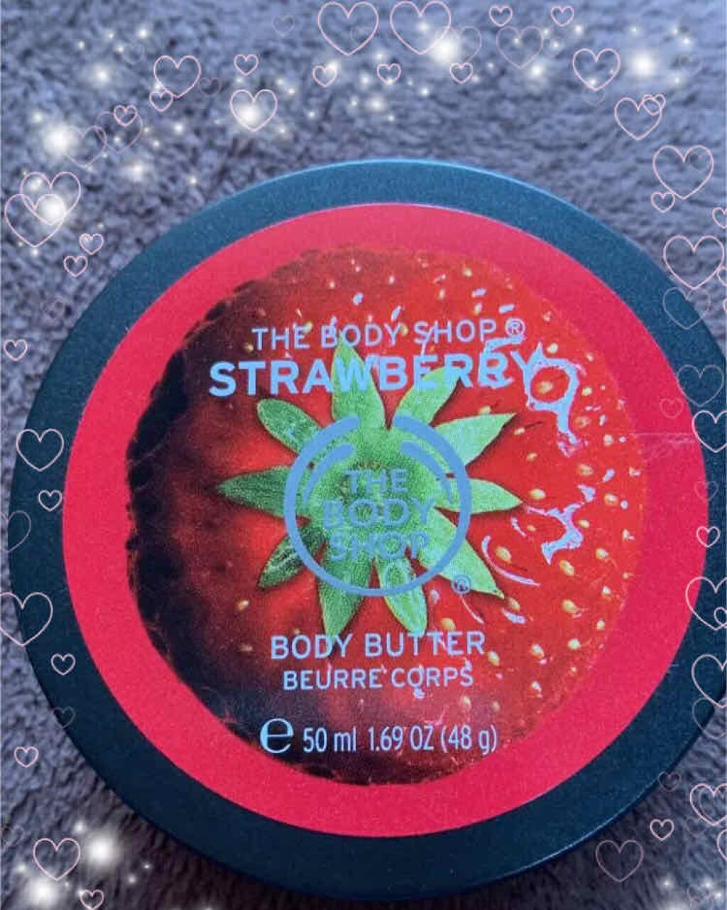 ボディバター ストロベリー/THE BODY SHOP/ボディクリームを使ったクチコミ（1枚目）