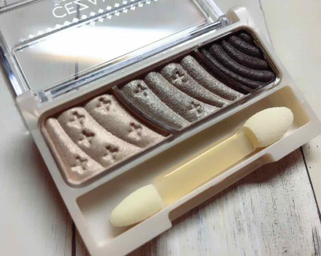 トーンアップアイシャドウ/CEZANNE/アイシャドウパレットを使ったクチコミ(3枚目)