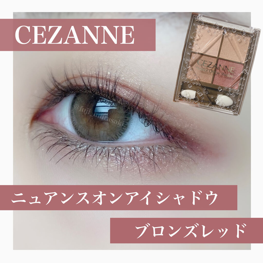 ニュアンスオンアイシャドウ/CEZANNE/アイシャドウパレットを使ったクチコミ（1枚目）