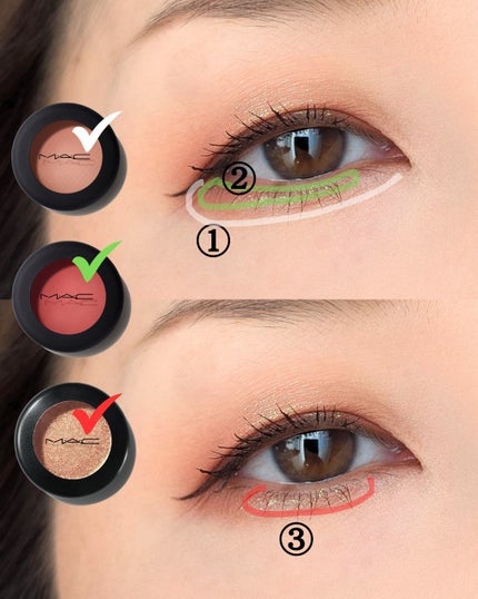 ダズルシャドウ/M・A・C/単色アイシャドウを使ったクチコミ(5枚目)