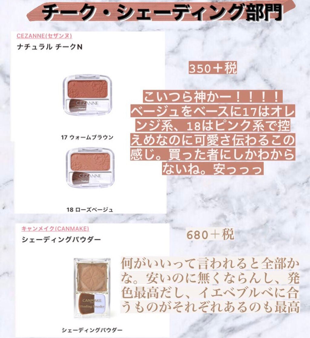 シェーディングパウダー/キャンメイク/シェーディングを使ったクチコミ(4枚目)