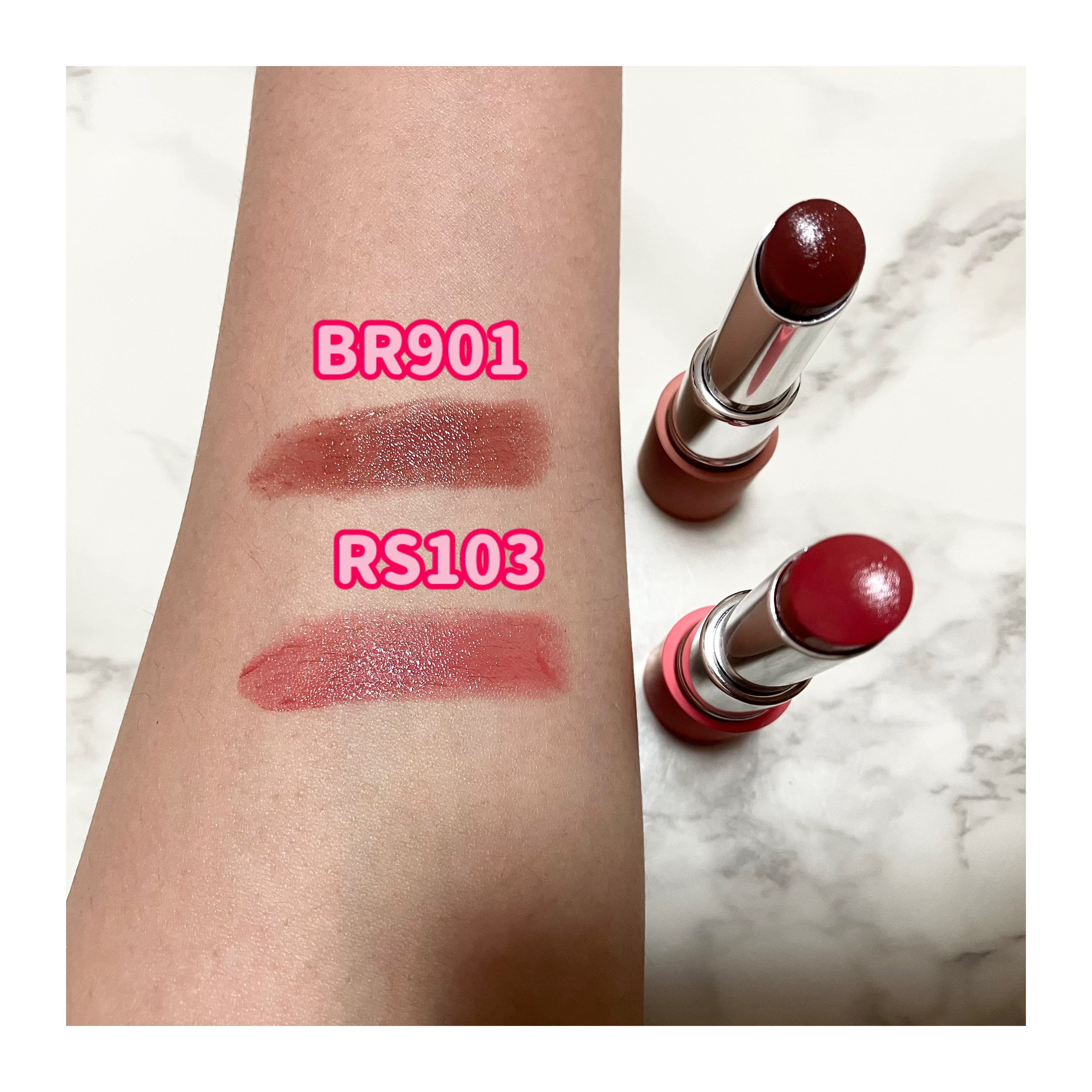 ノーウェアリップスティック バーミンググロー/espoir/口紅を使ったクチコミ（3枚目）