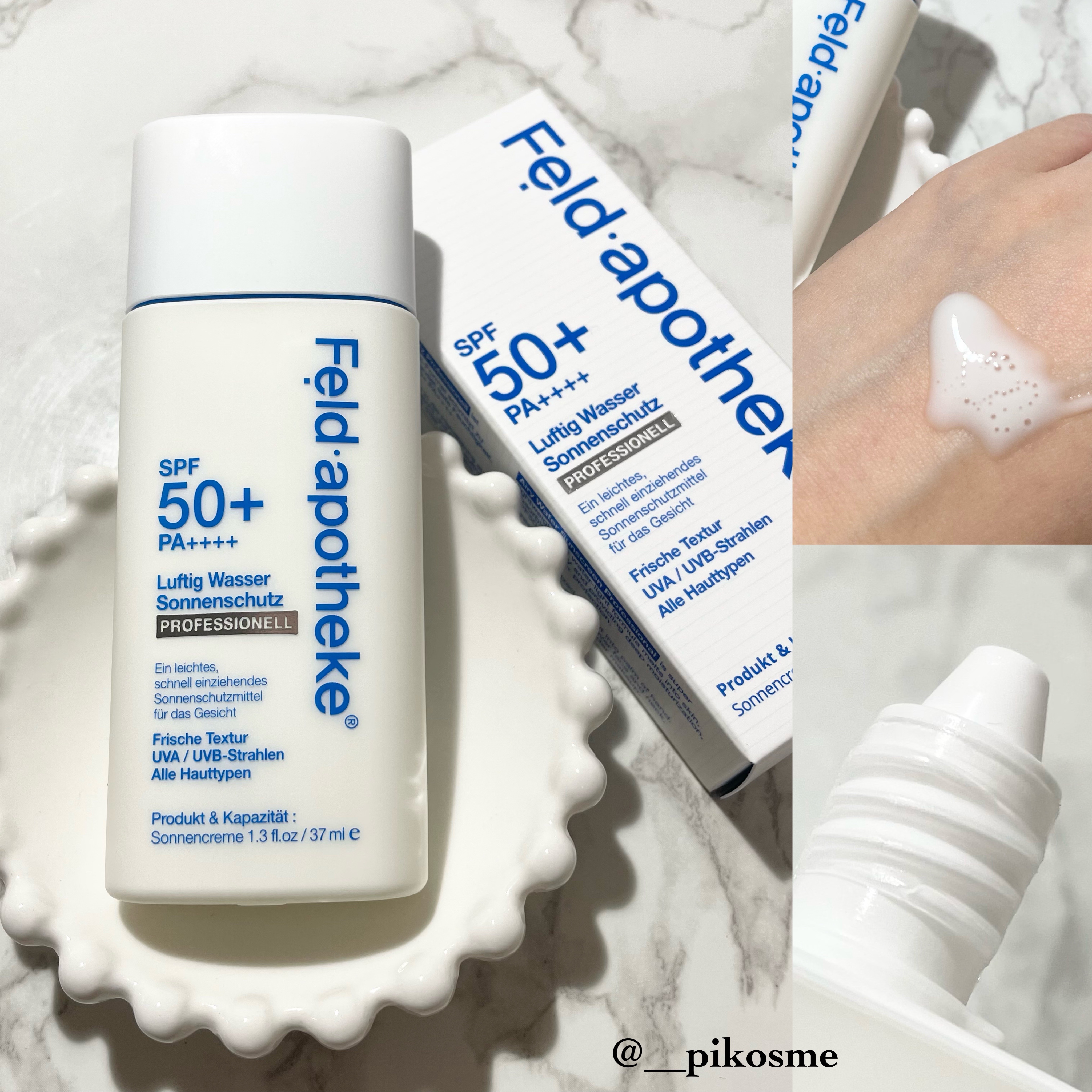 エアリーウォーターサンスクリーン プロフェッショナル/Feld Apotheke/日焼け止めローションを使ったクチコミ（1枚目）