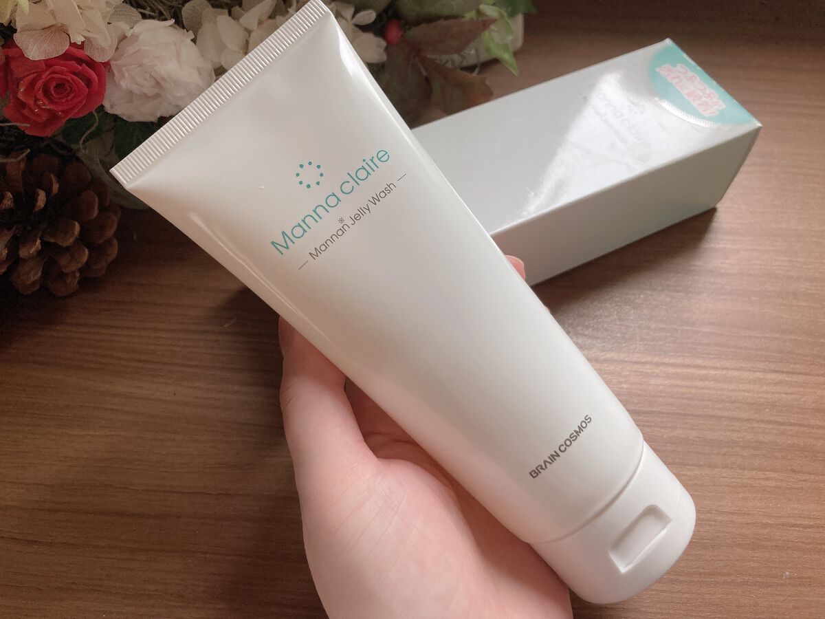 Manna claire -Mannan Jelly Wash-/ブレーンコスモス/スクラブ・ゴマージュを使ったクチコミ(1枚目)