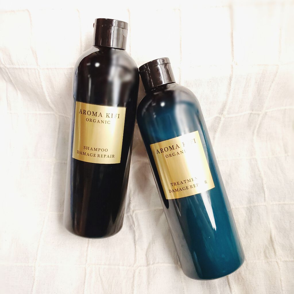 オーガニック シャンプー/トリートメント<ダメージリペア>/AROMA KIFI/シャンプー・コンディショナーを使ったクチコミ(1枚目)