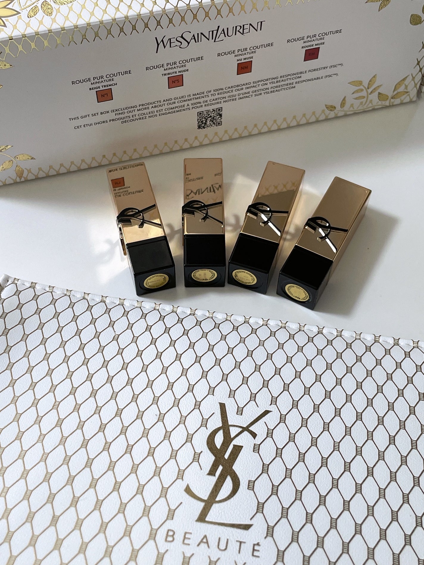 YSL ミニ リップセット/YVES SAINT LAURENT BEAUTE/メイクアップキットを使ったクチコミ(1枚目)