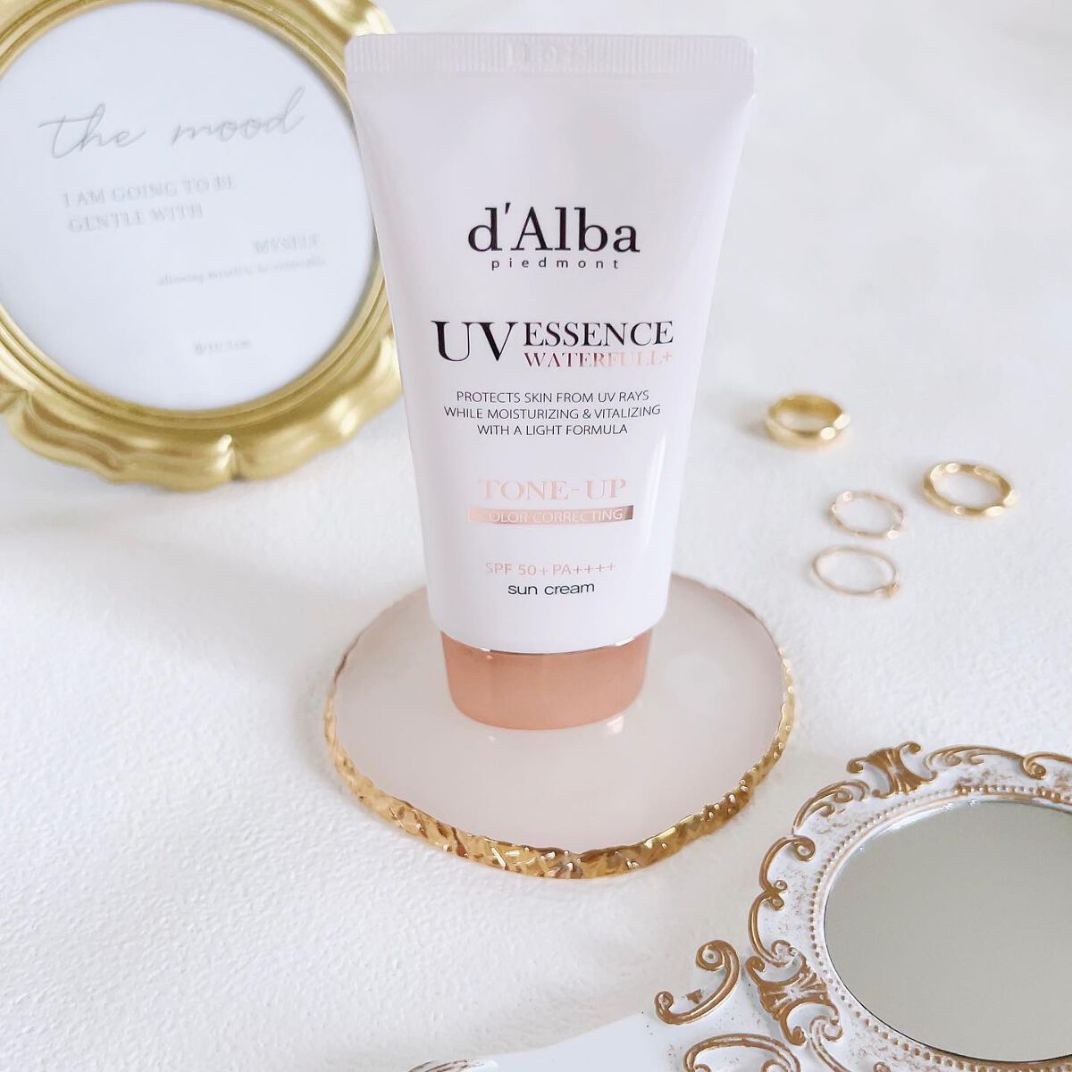 ウォータフルトーンアップサンクリーム/ダルバ/日焼け止めクリームを使ったクチコミ（1枚目）