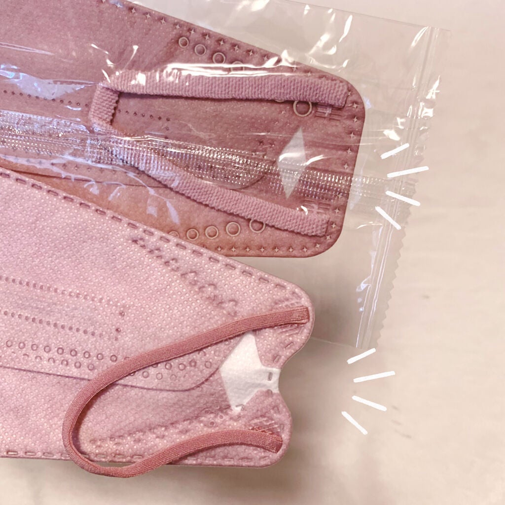 あさすず on LIPS 「マスク比較!☑️上はマツキヨで買ったやつ☑️下は雑貨屋さんで買..」(3枚目)