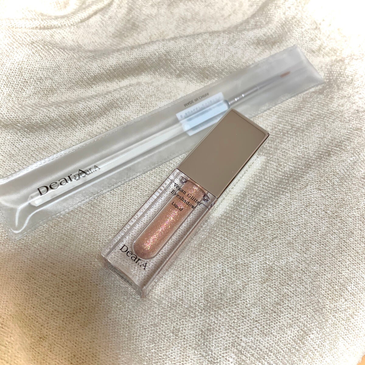 グリッターアイシャドウ/Dear.A/グリッターを使ったクチコミ(2枚目)