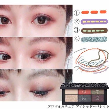 プロヴォカチュア アイシャドーパレット/NARS/アイシャドウパレットを使ったクチコミ（2枚目）