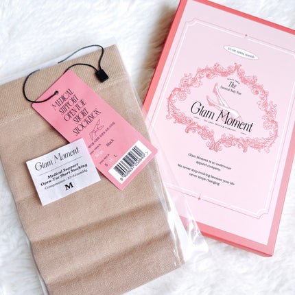 メディカルサポート オープントゥショートストッキング/グラムモーメント/着圧ソックス・レギンスを使ったクチコミ(2枚目)