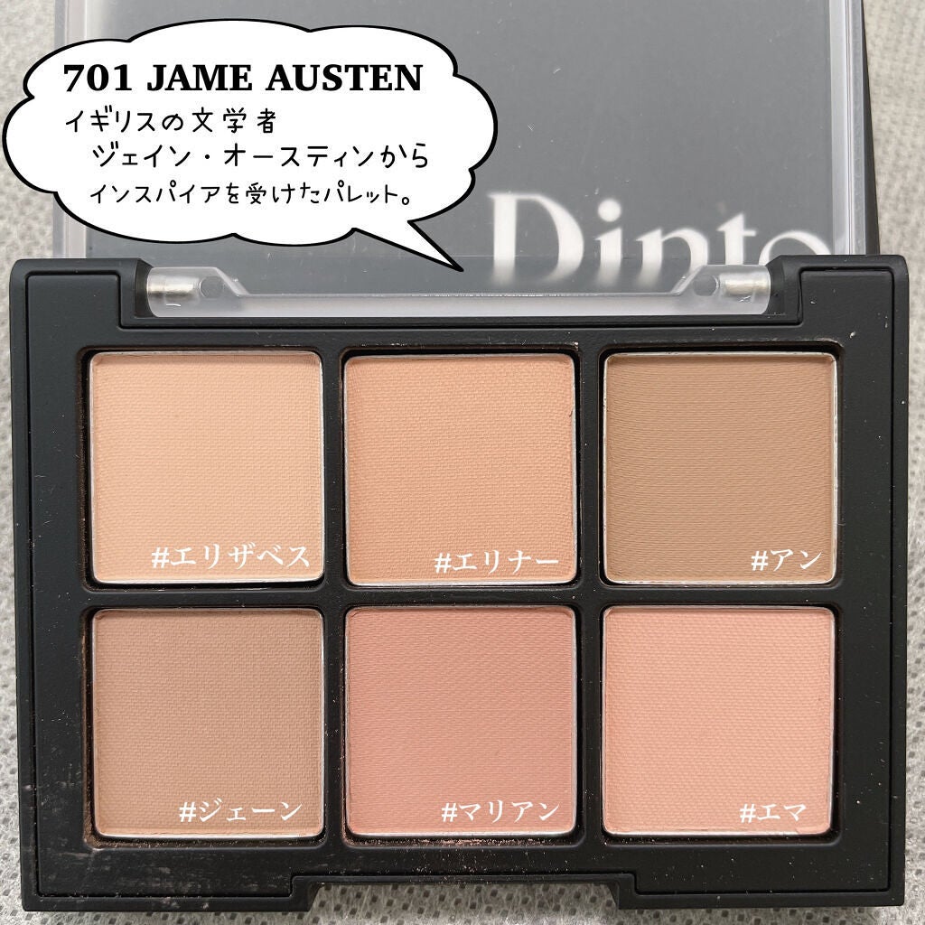 ブラーフィニシュシャドウパレット/Dinto/アイシャドウパレットを使ったクチコミ(4枚目)