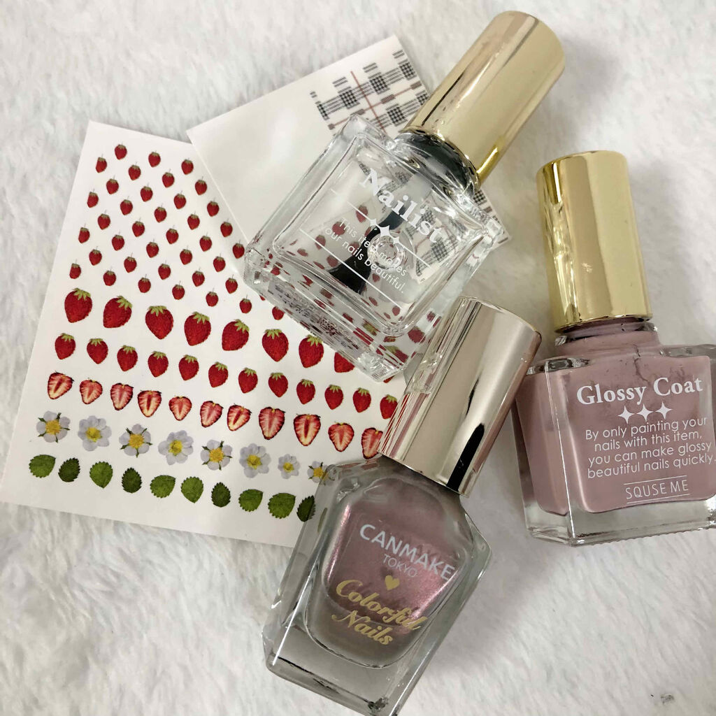 しずくネイルシール/キャンドゥ/ネイルシールを使ったクチコミ（2枚目）