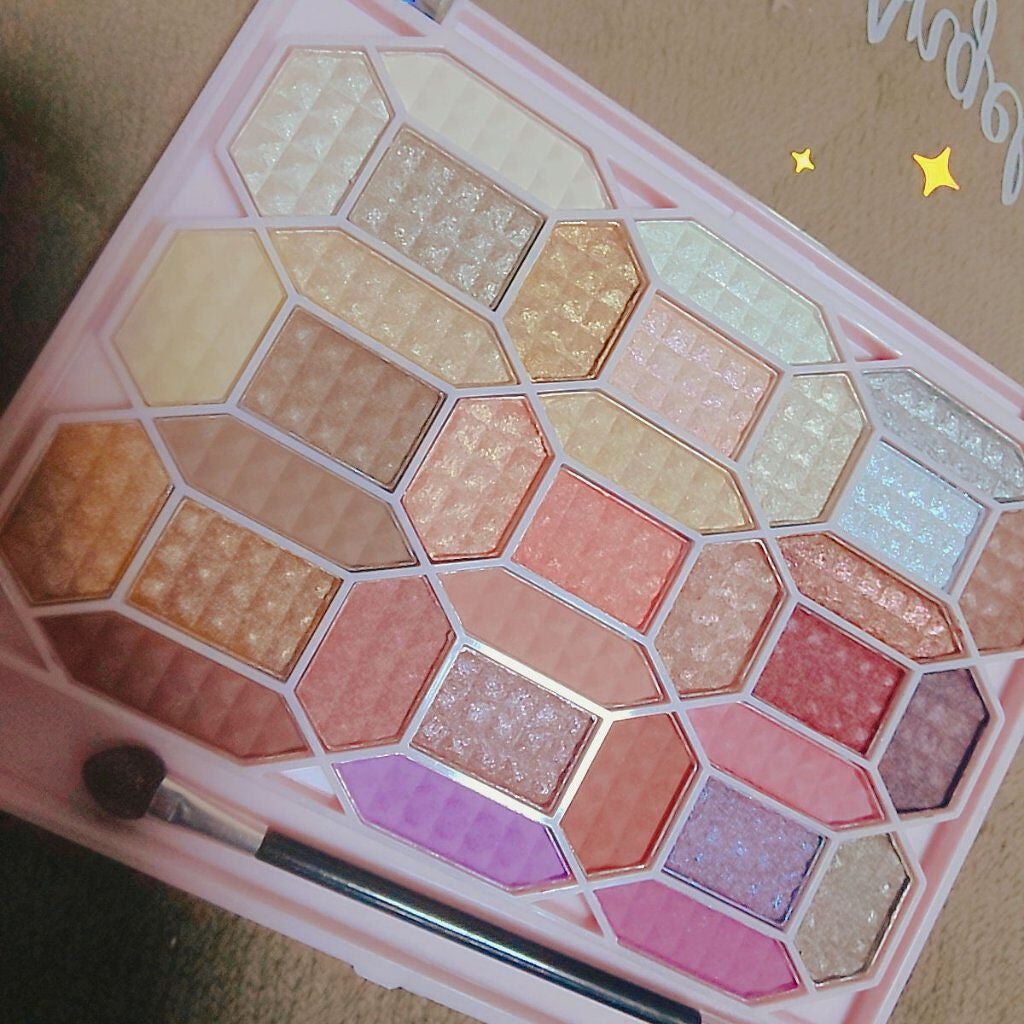 33色プロアイシャドウパレット/Dolly Angel/アイシャドウパレットを使ったクチコミ(2枚目)